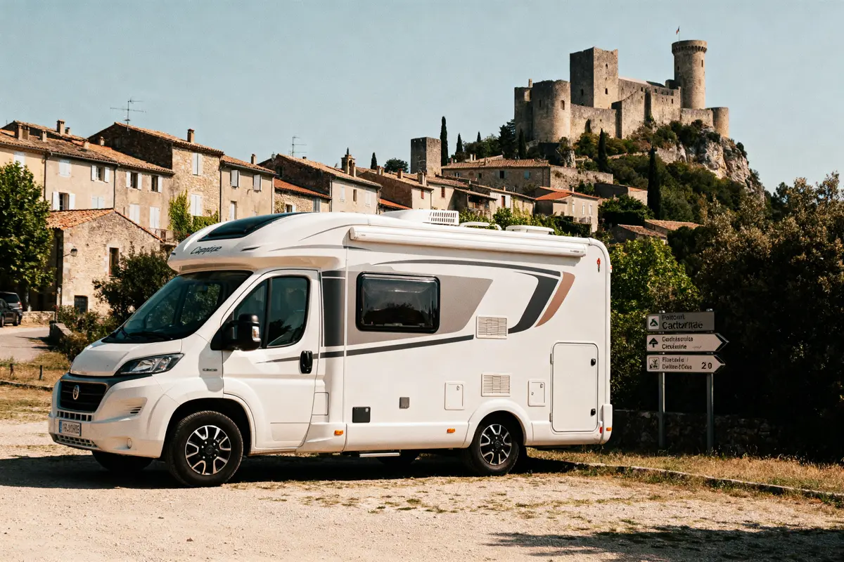 Pays cathare en camping car : Itinéraire et aires pratiques