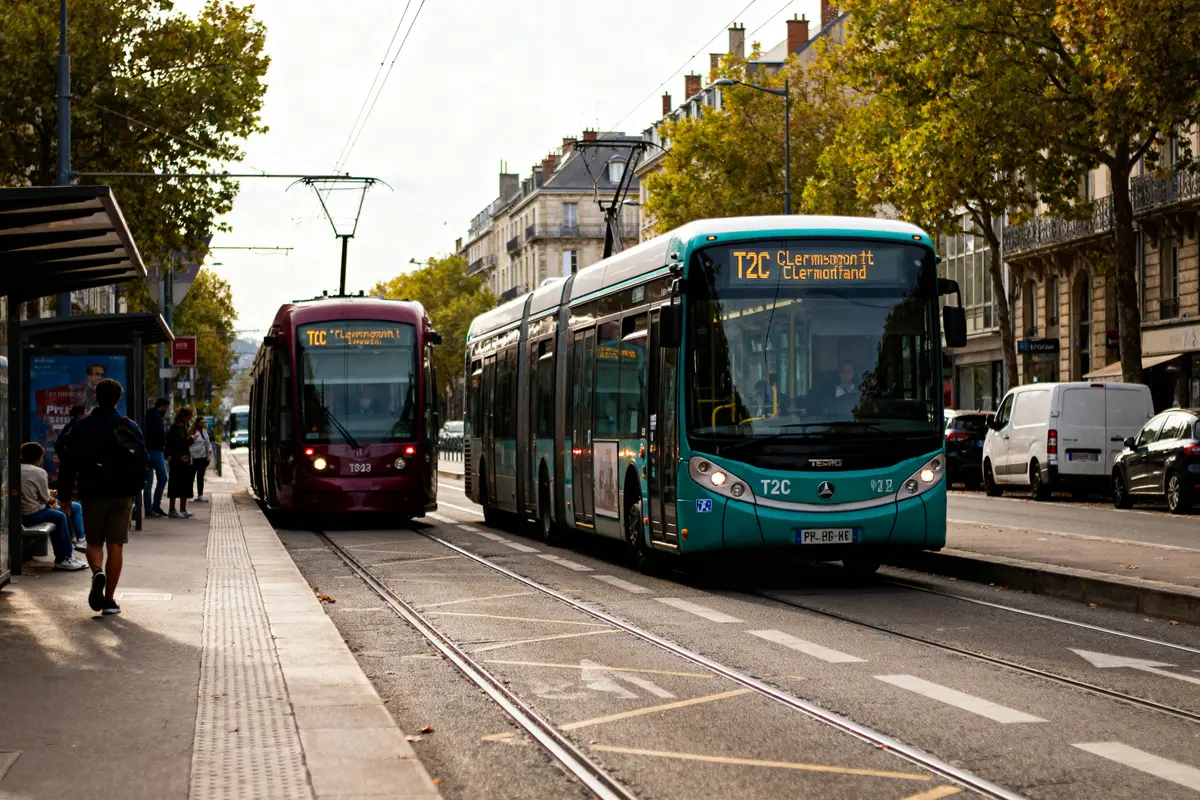 Itinéraire T2C : Trouver horaires, plans et trajets faciles à Clermont