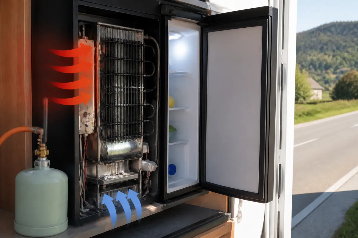 Frigo gaz : avantages, choix &amp; réparation pour camping-car